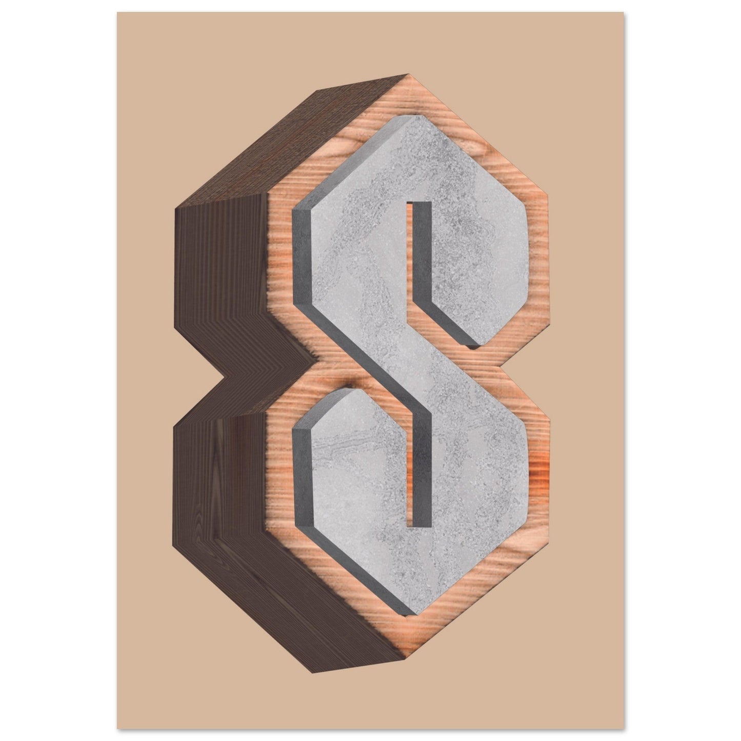 Super S - Premium Matte Paper Poster