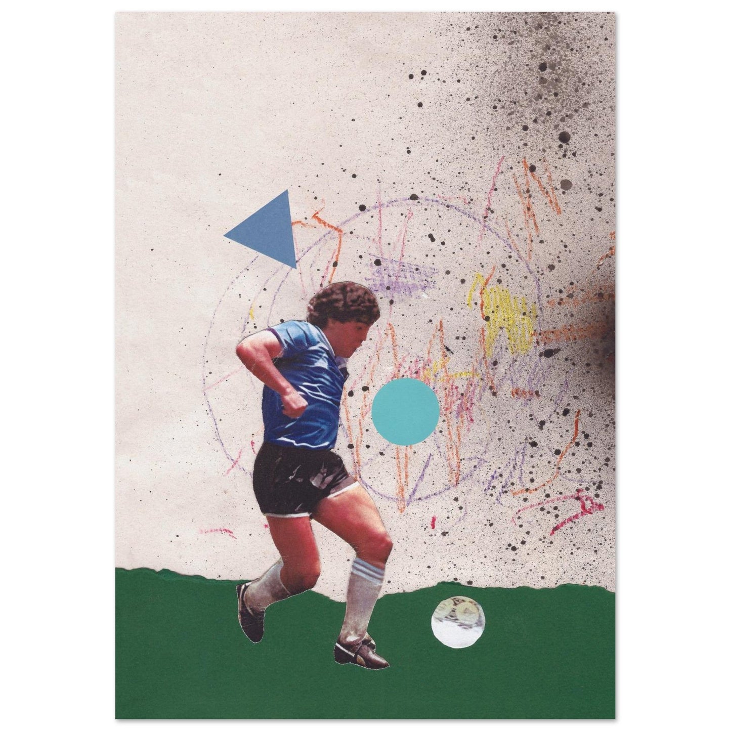 Ed Dickinson 'Football' - Premium Matte Paper Poster