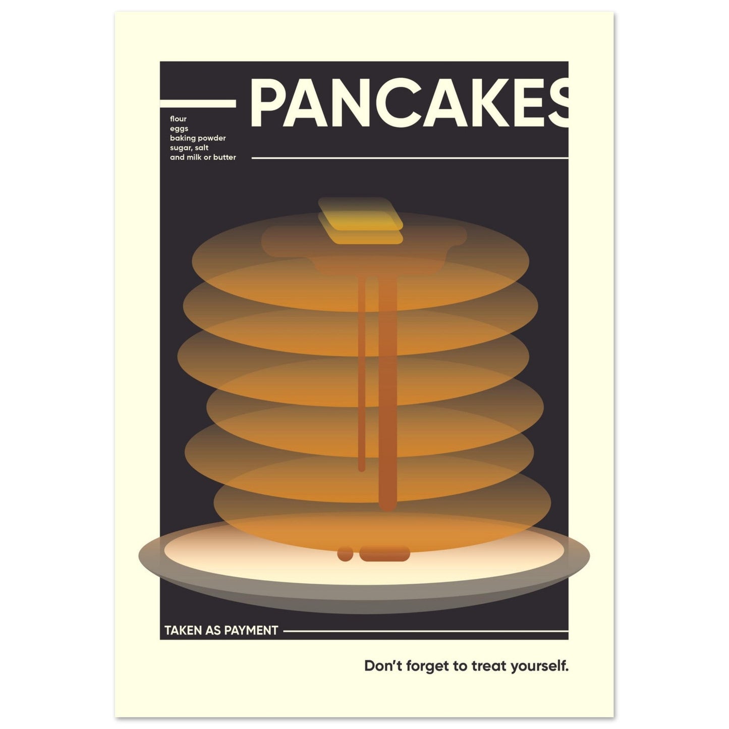 Pancakes - Premium Matte Paper Poster