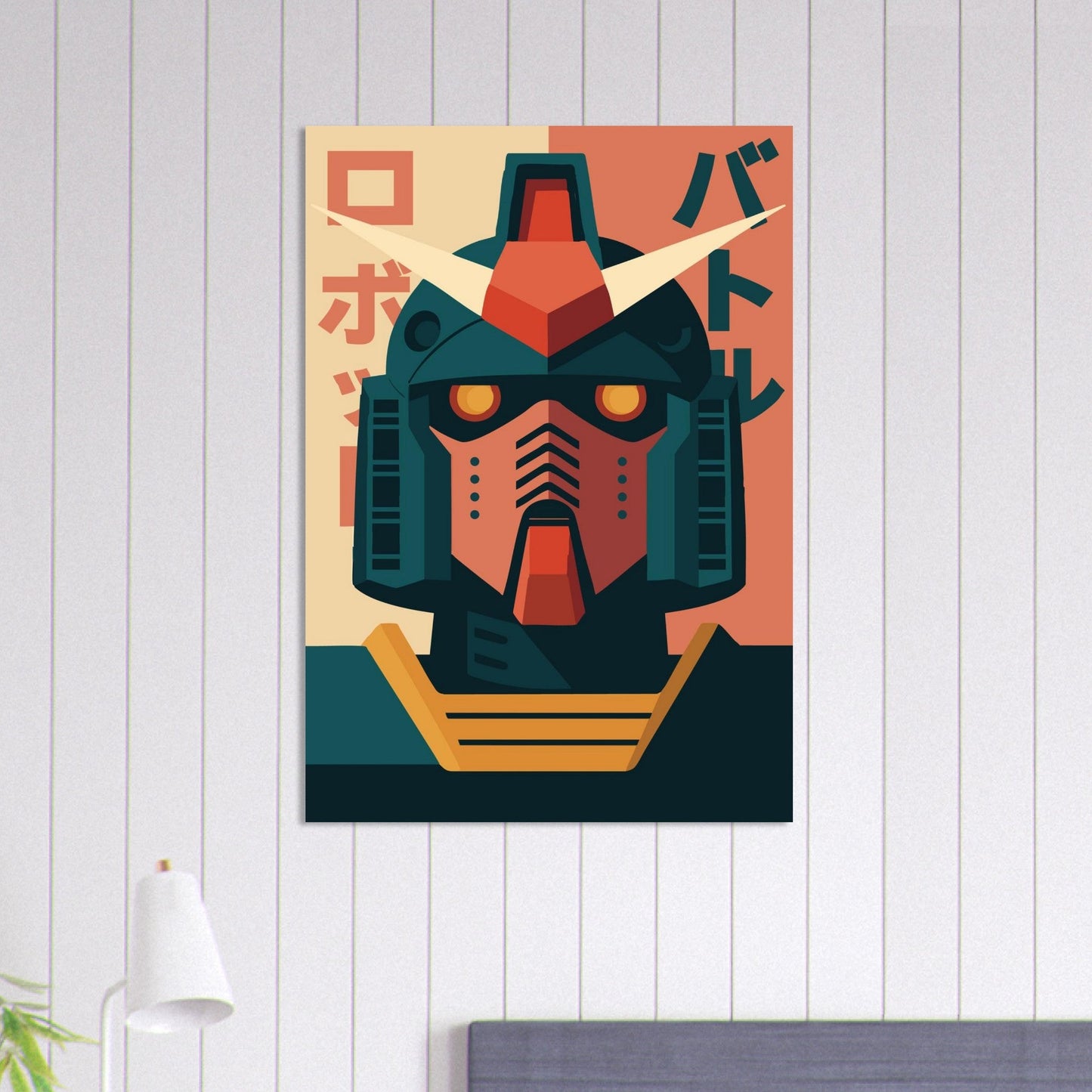 Robot Battle - Premium Matte Paper Poster