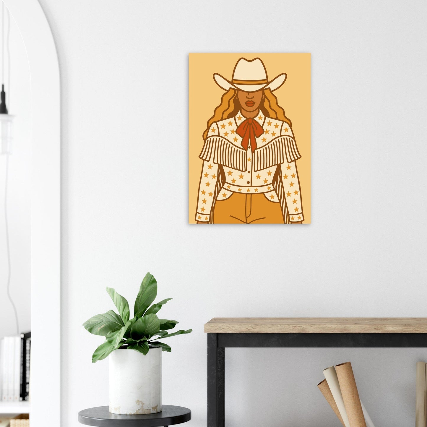 Cowboy 'B' - Premium Matte Paper Poster