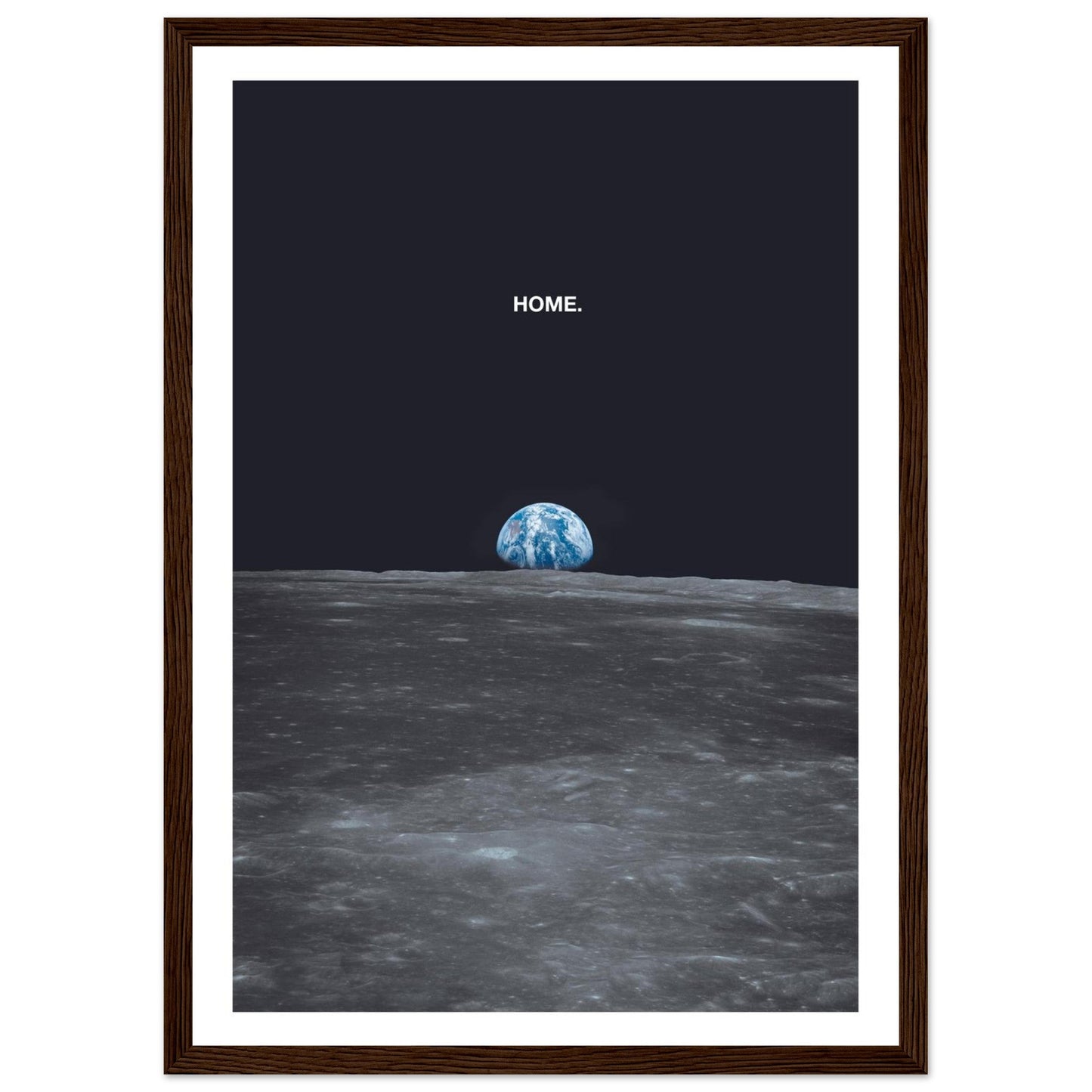 Ed Dickinson 'HOME' - Premium Matte Paper Wooden Framed Poster