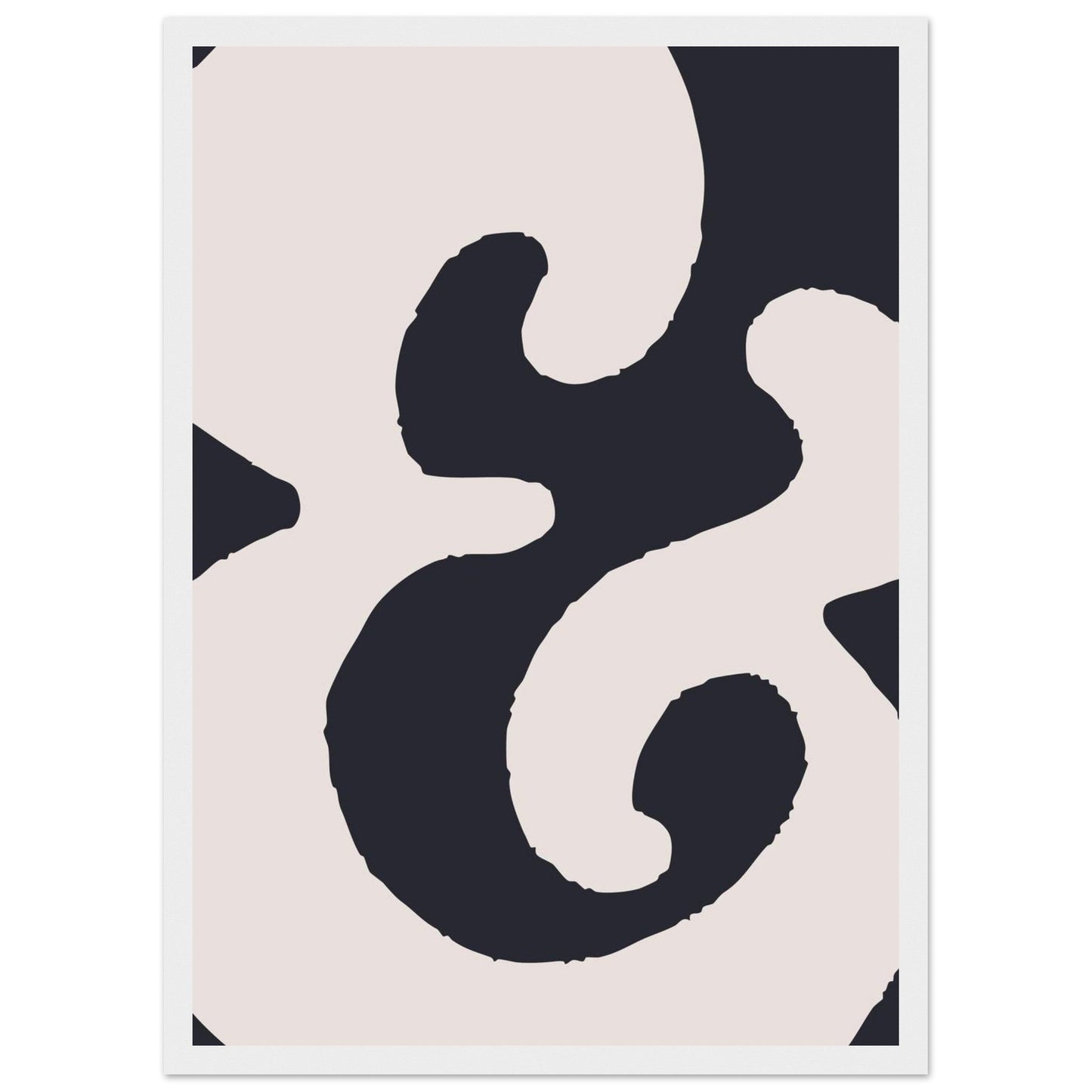 Sign '&' - Premium Matte Paper Wooden Framed Poster