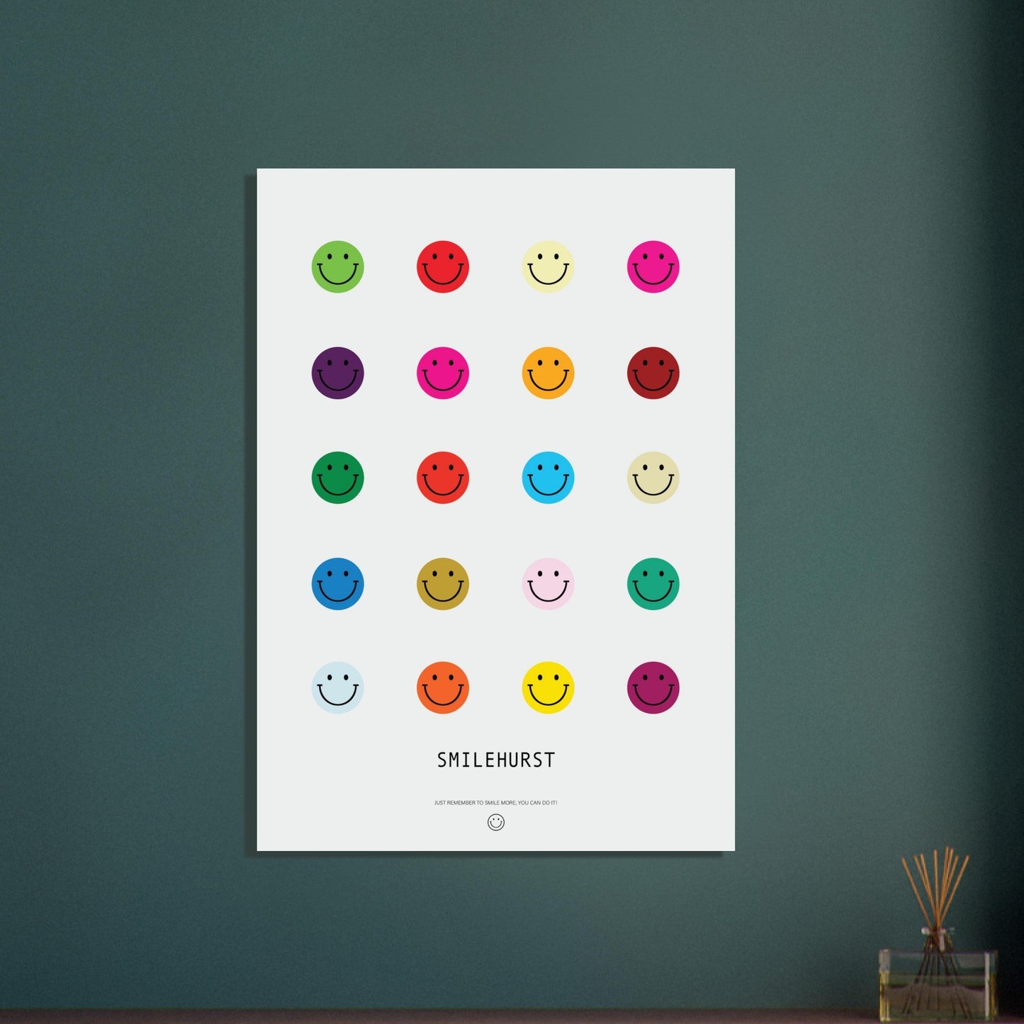 Colours 'Smilehirst' - Premium Matte Paper Poster