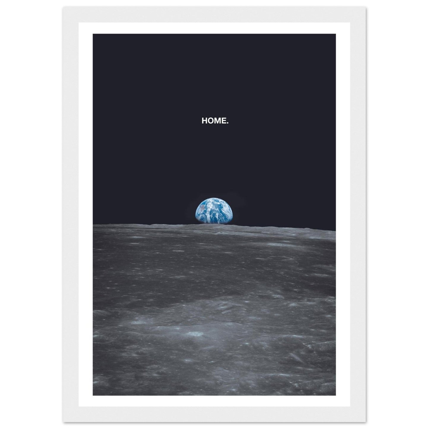 Ed Dickinson 'HOME' - Premium Matte Paper Wooden Framed Poster