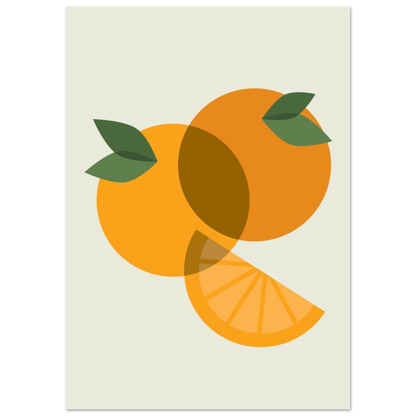 Fruity 'Oranges' - Premium Matte Paper Poster