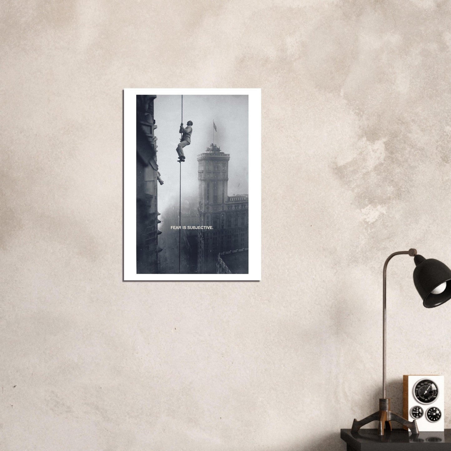 Ed Dickinson 'Fear is Subjective' - Premium Matte Paper Poster