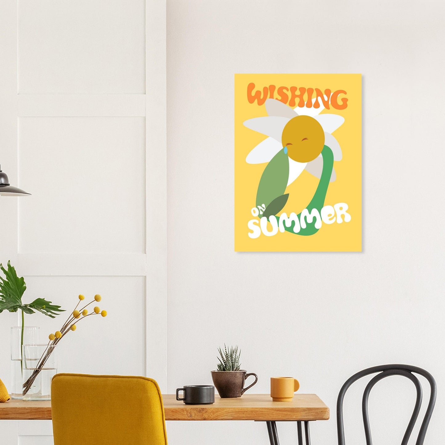 Flowers 'Wishing on Summer' - Premium Matte Paper Poster