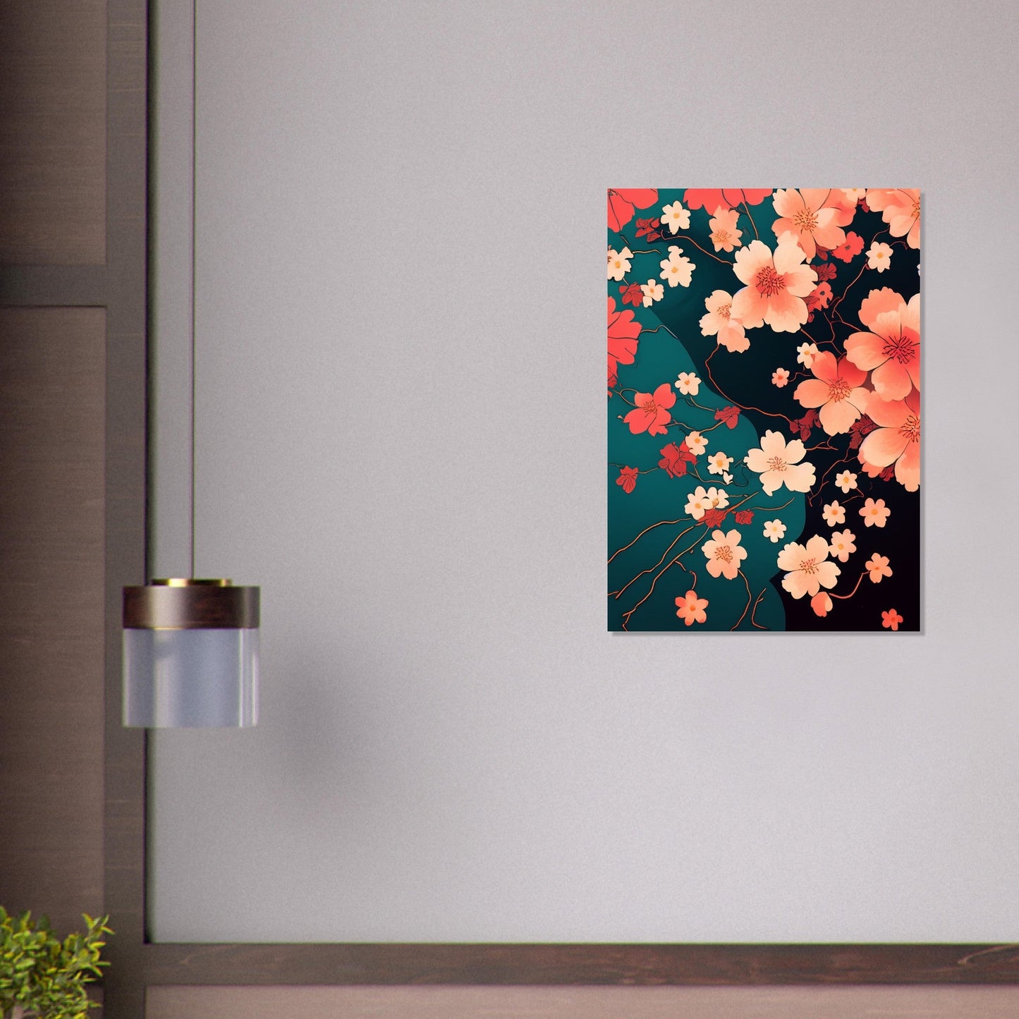 Flowers 'Japanese Garden' - Premium Matte Paper Poster