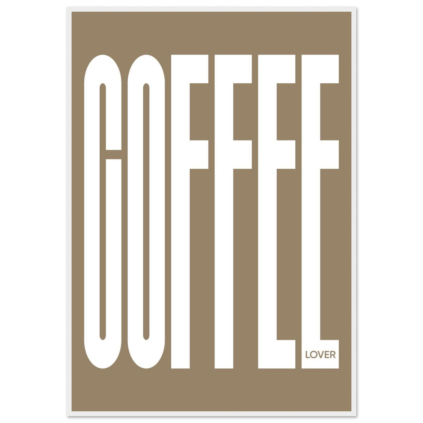 COFFEE - Premium Matte Paper Wooden Framed Poster