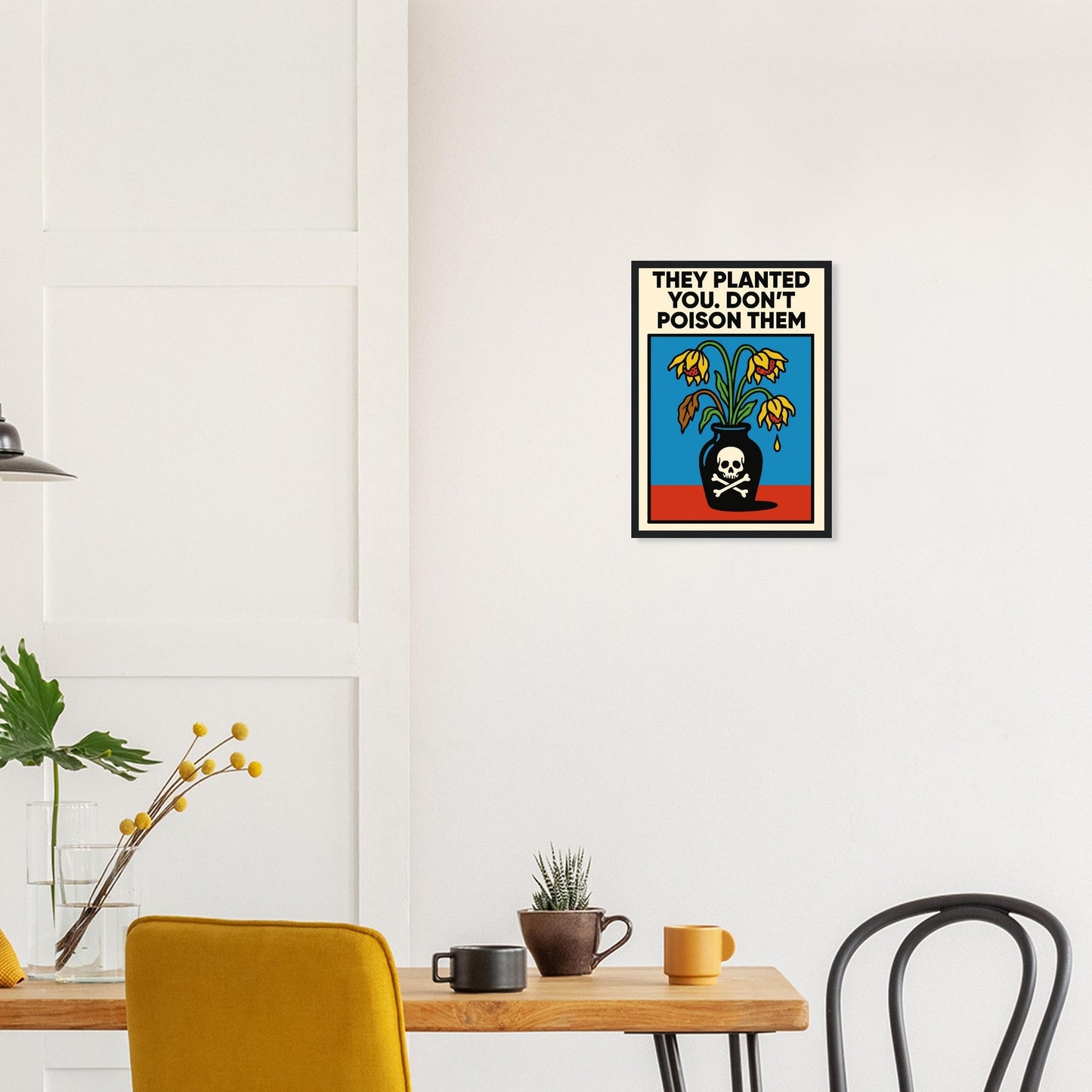 DON'T DO IT  - Premium Matte Paper Wooden Framed Poster