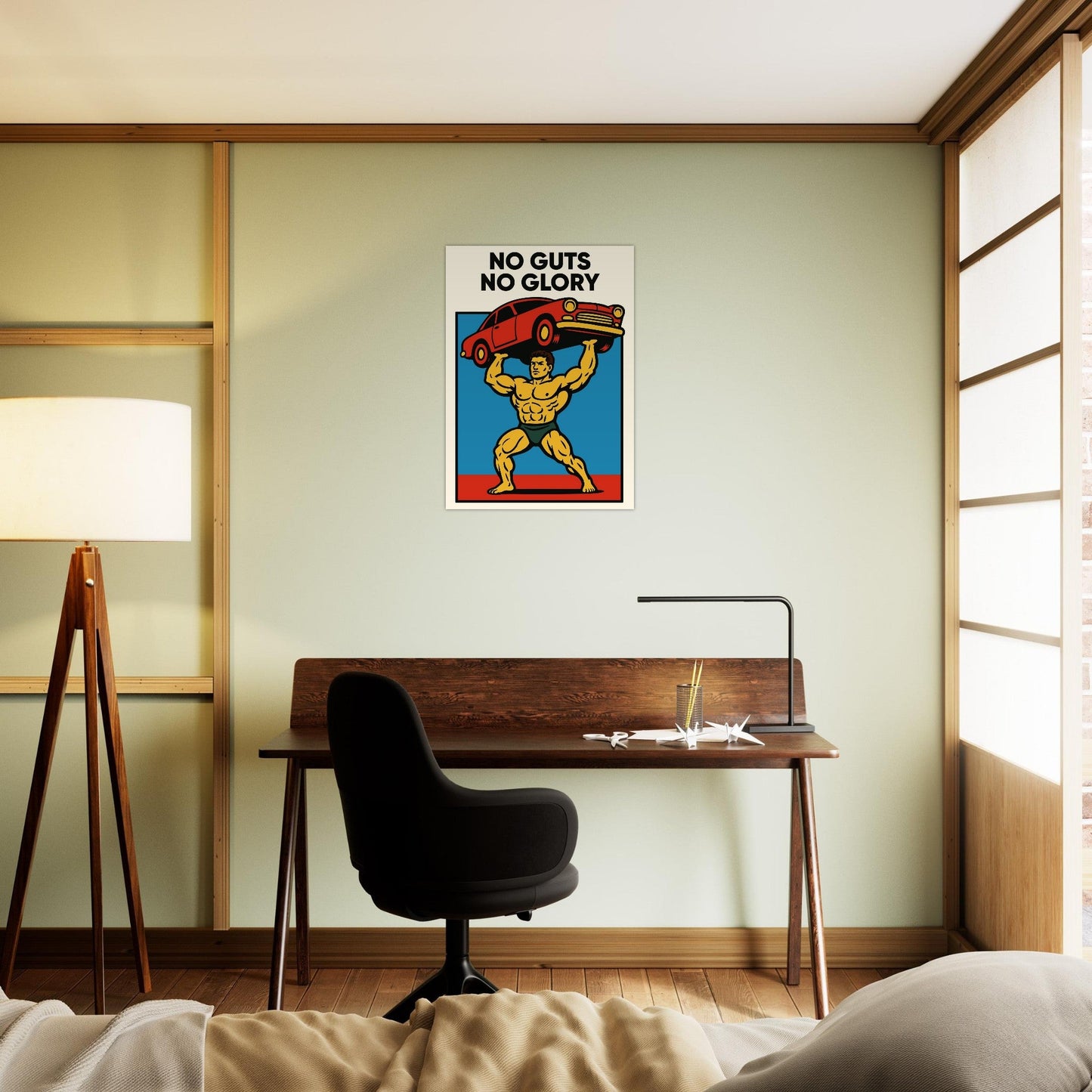NO GUTS NO GLORY - Premium Matte Paper Poster