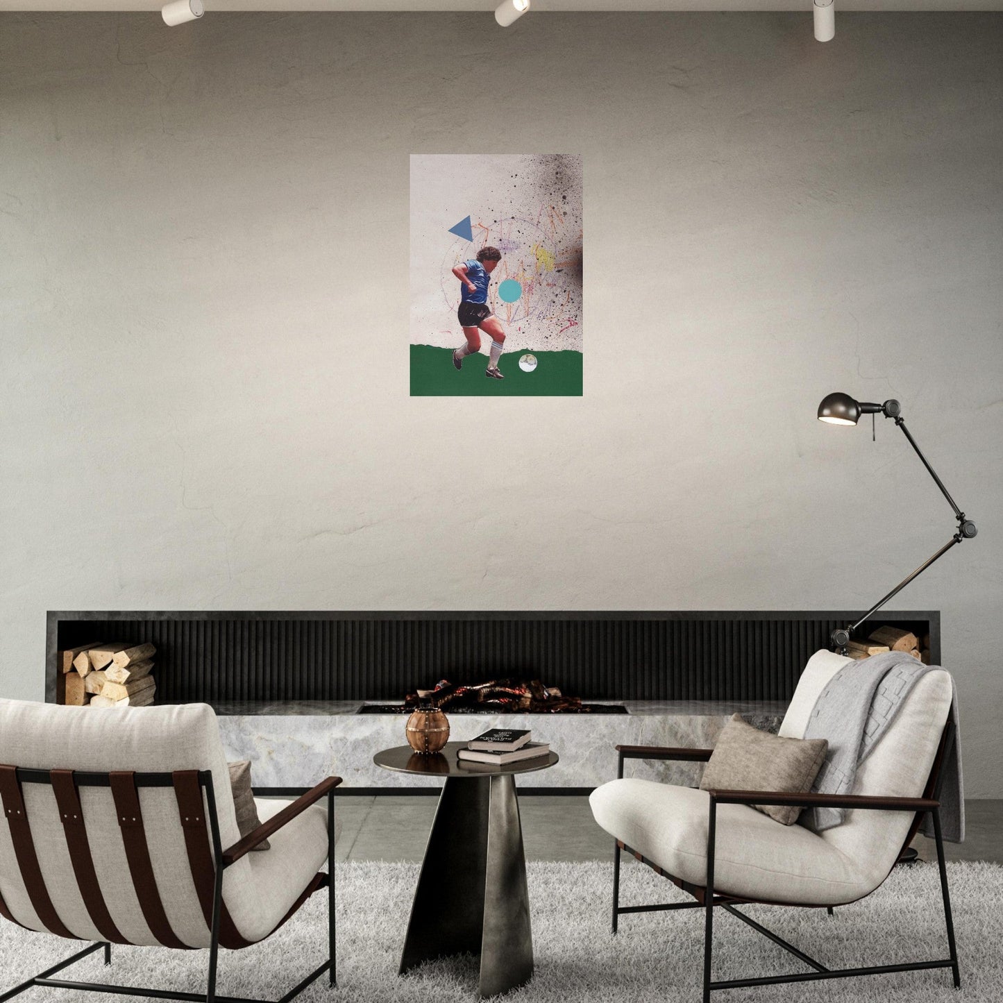 Ed Dickinson 'Football' - Premium Matte Paper Poster