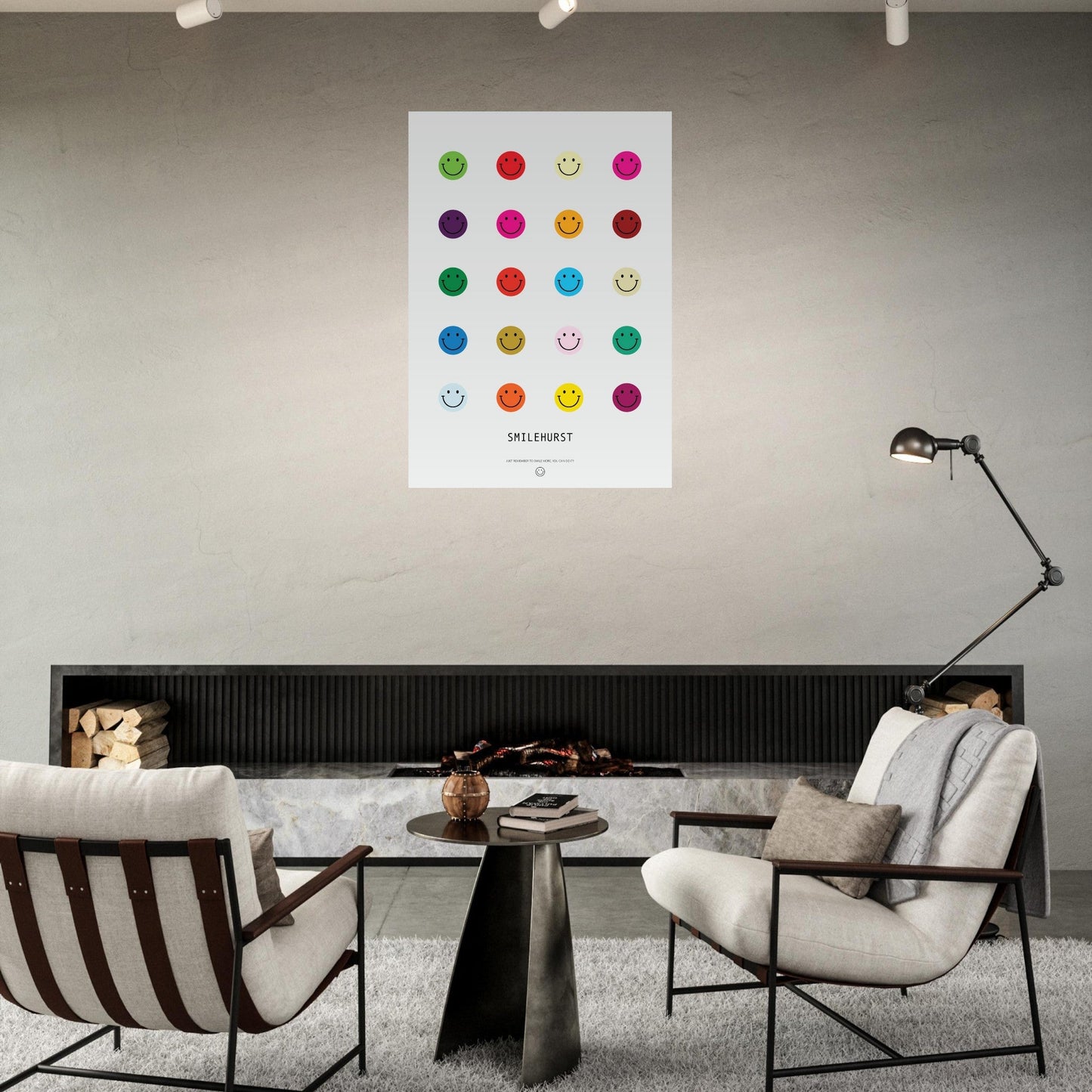 Colours 'Smilehirst' - Premium Matte Paper Poster
