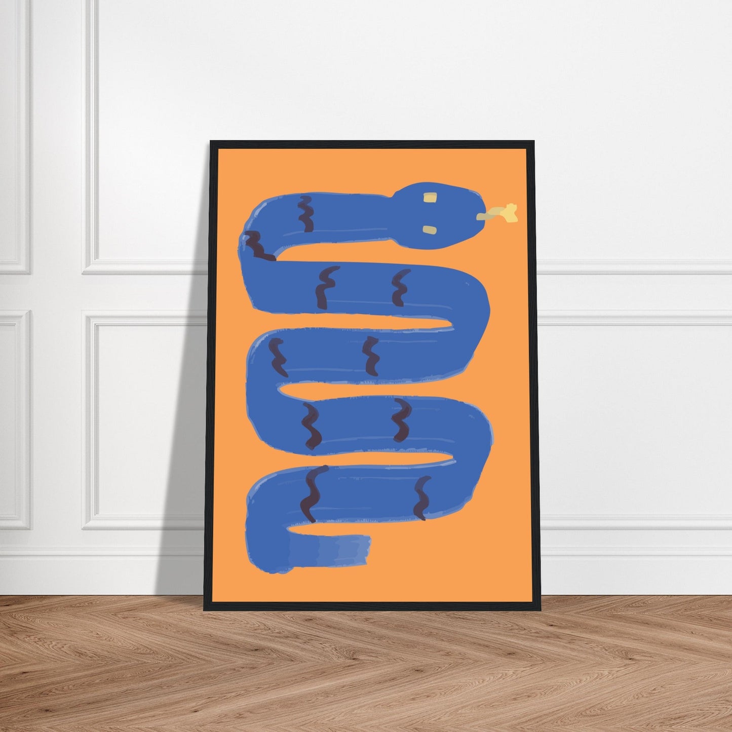 Animals 'I'm a Snake' - Premium Matte Paper Wooden Framed Poster