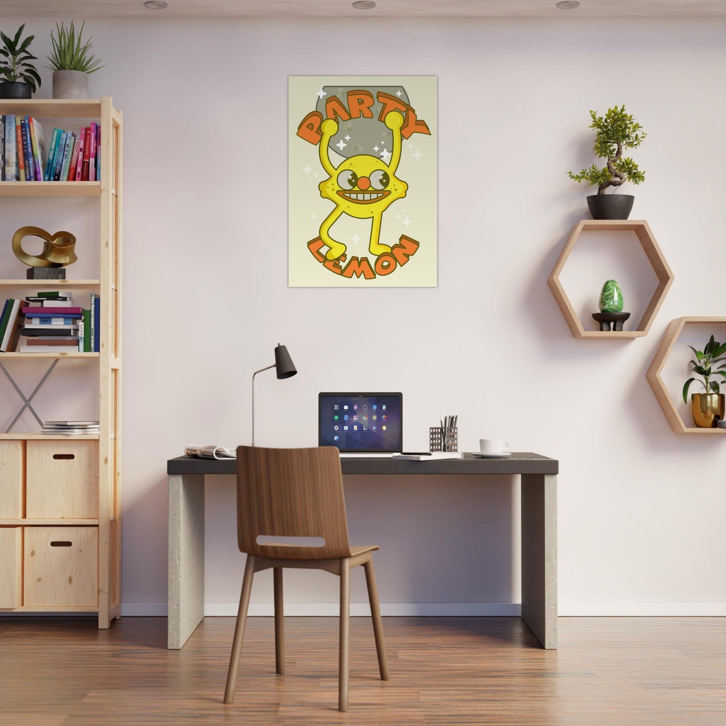 Fruity 'Party Lemon' - Premium Matte Paper Poster