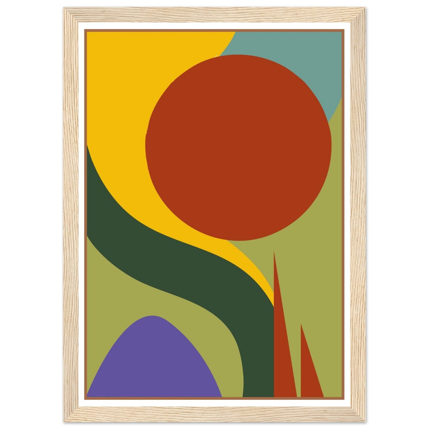 Morning - Premium Matte Paper Wooden Framed Poster
