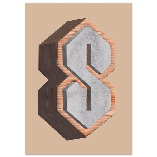 Super S - Premium Matte Paper Poster