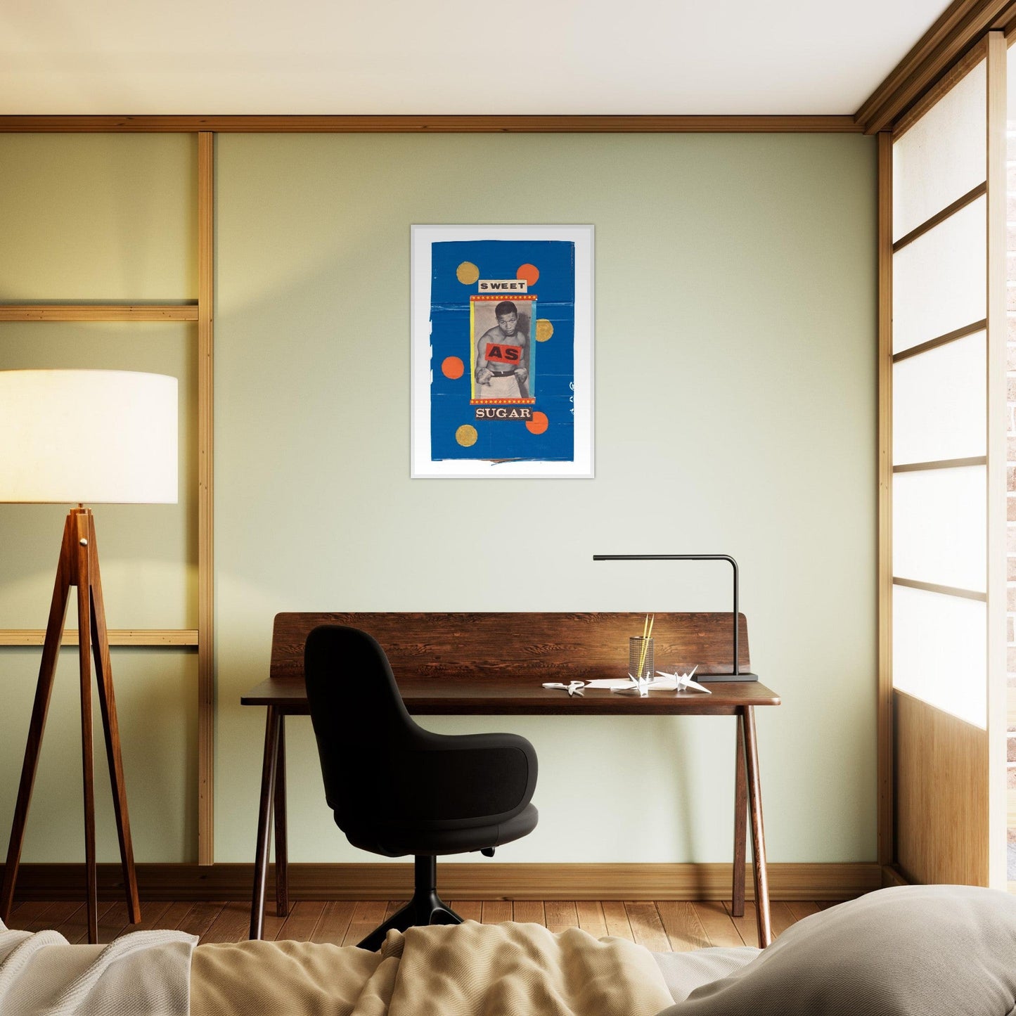 Ed Dickinson 'Sweet as Sugar' - Premium Matte Paper Wooden Framed Poster
