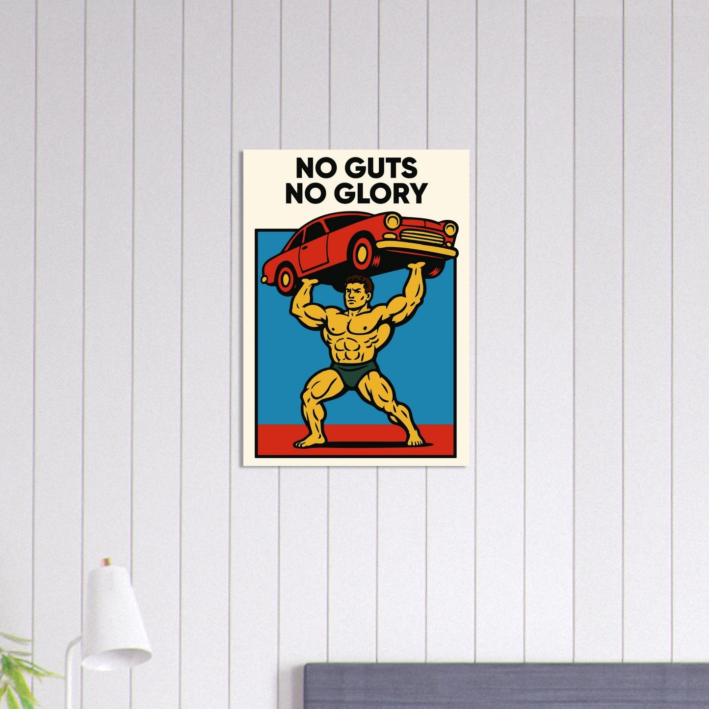 NO GUTS NO GLORY - Premium Matte Paper Poster