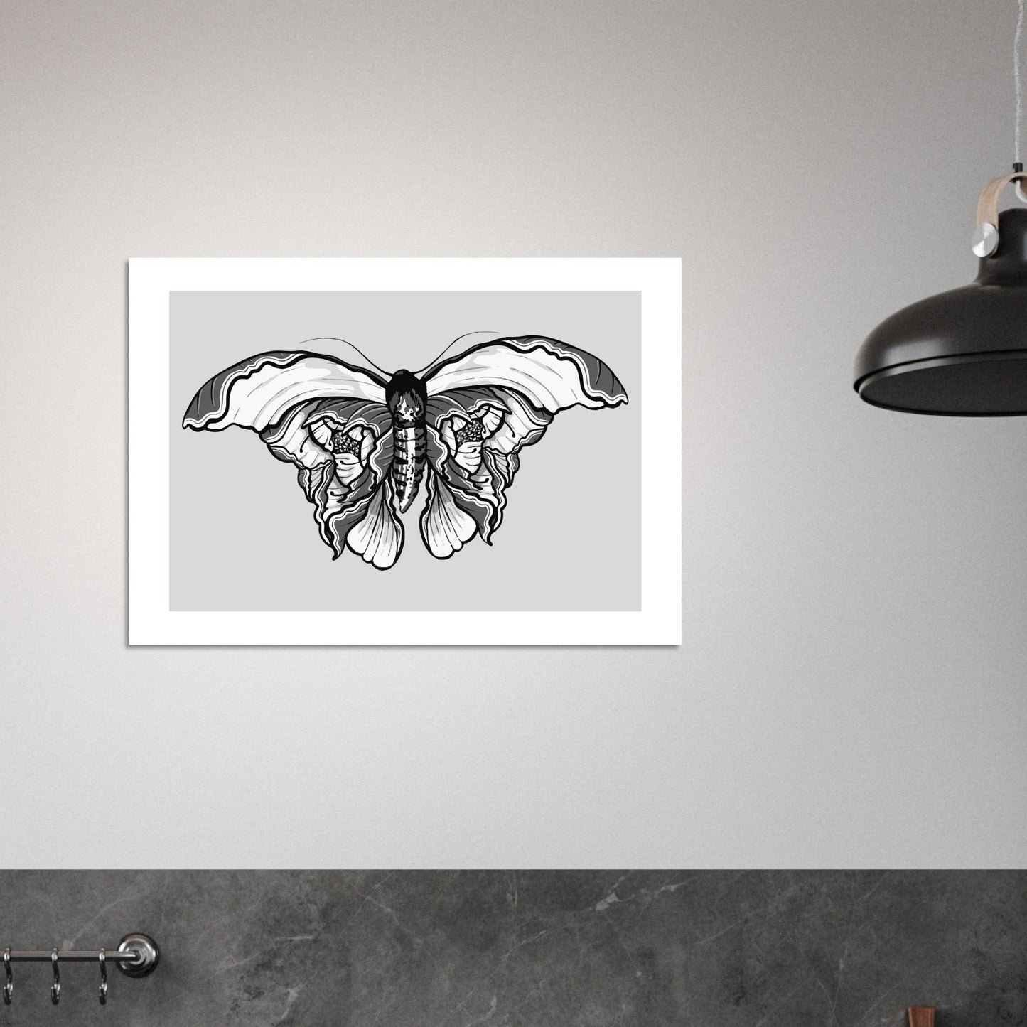 Moth 'Last Wish' - Premium Matte Paper Poster