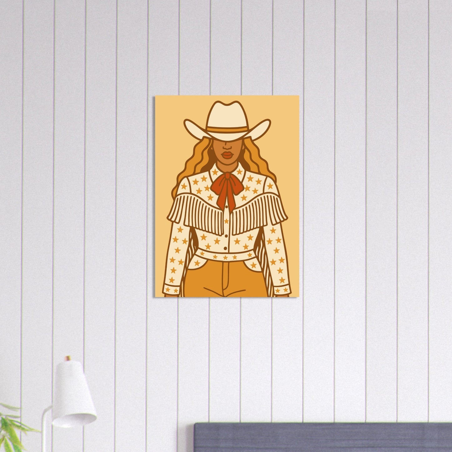 Cowboy 'B' - Premium Matte Paper Poster