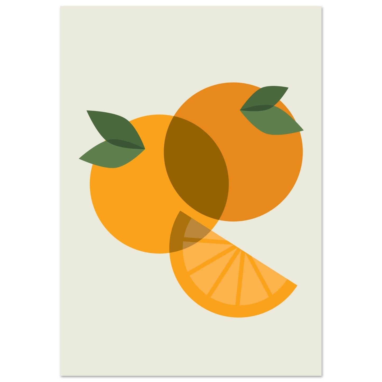 Fruity 'Oranges' - Premium Matte Paper Poster
