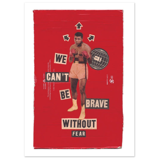 Ed Dickinson 'Brave Without Fear' - Premium Matte Paper Poster