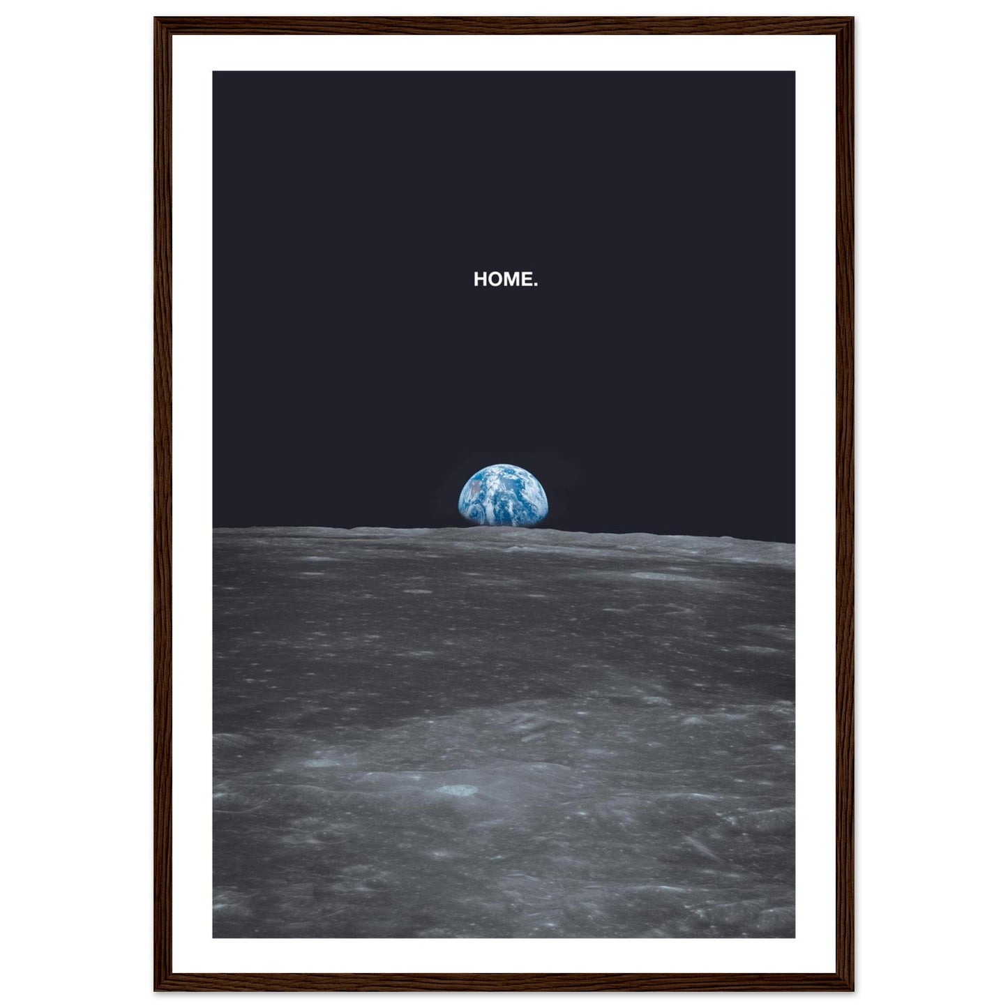 Ed Dickinson 'HOME' - Premium Matte Paper Wooden Framed Poster
