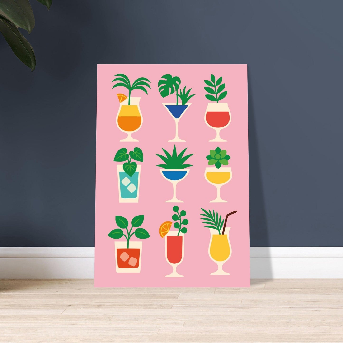 Cocktail Jungle - Premium Matte Paper Poster