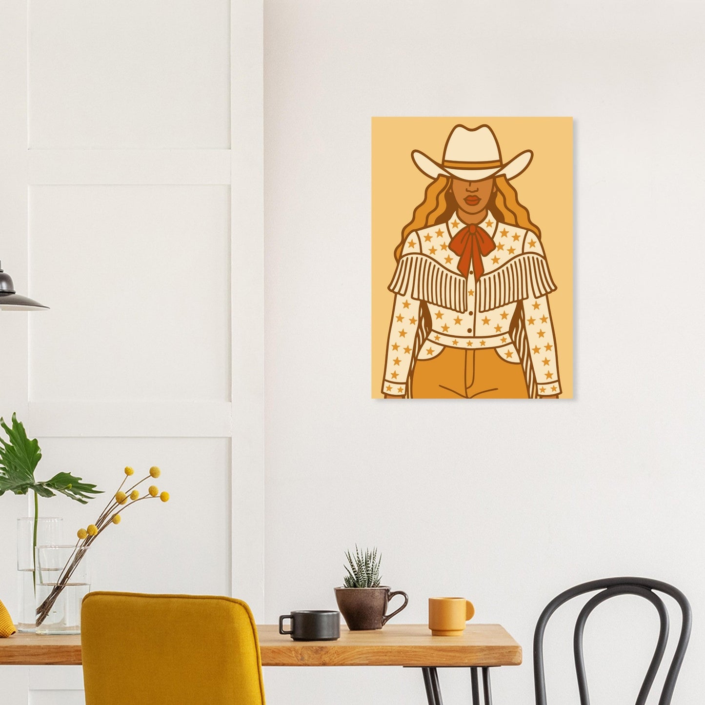 Cowboy 'B' - Premium Matte Paper Poster