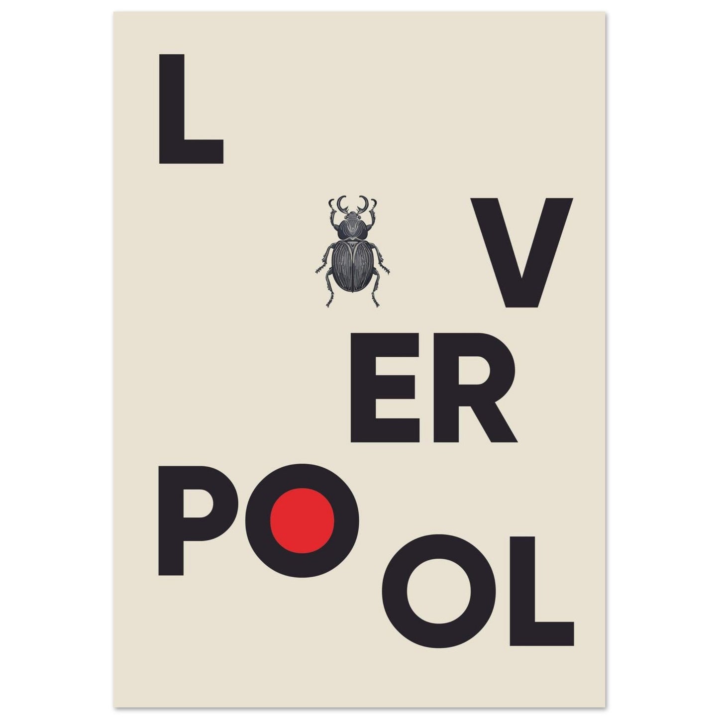 Cities/ Places 'Liverpool' - Premium Matte Paper Poster