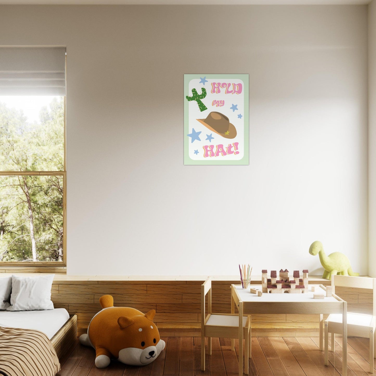 Groovy 'Hold My Hat' - Premium Matte Paper Poster
