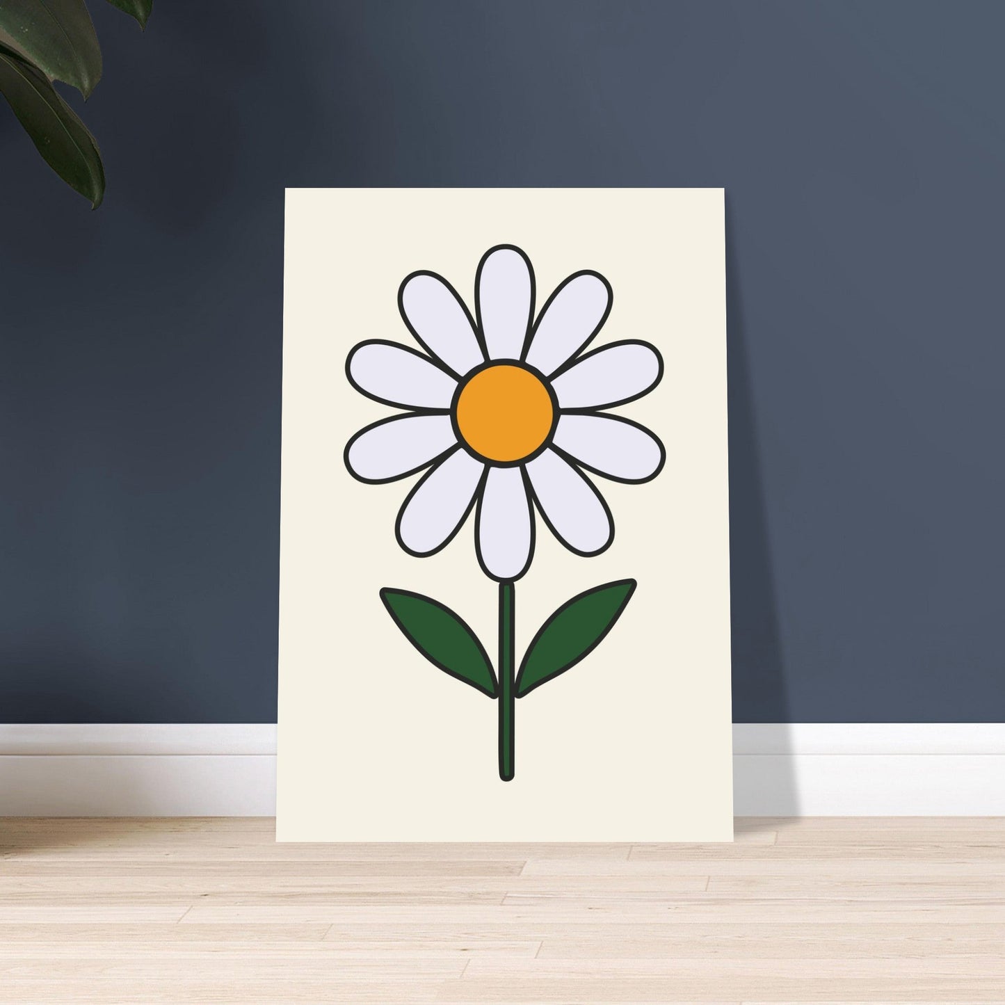 Daisy Flower - Premium Matte Paper Poster