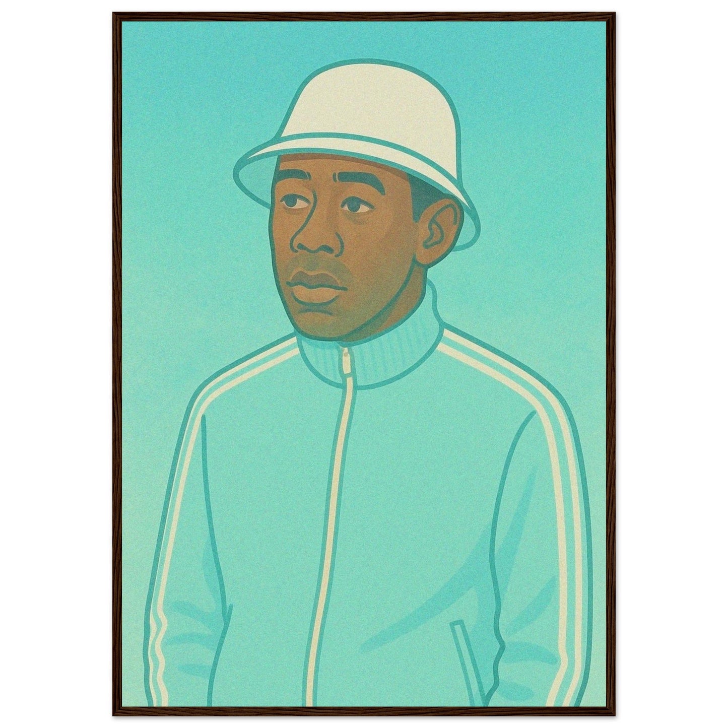 Tyler - Premium Matte Paper Wooden Framed Poster