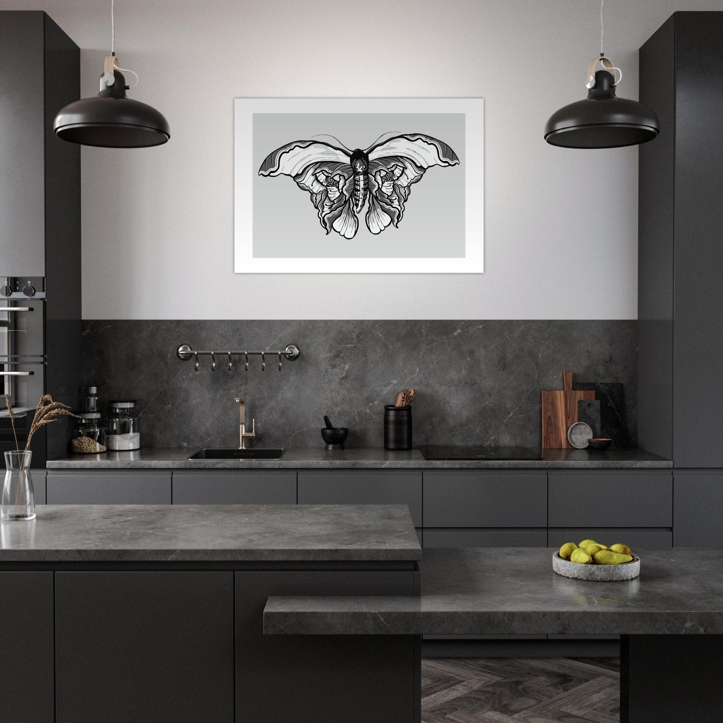 Moth 'Last Wish' - Premium Matte Paper Poster