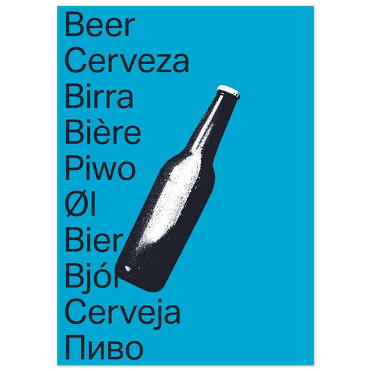 Ed Dickinson 'Beer' - Premium Matte Paper Poster