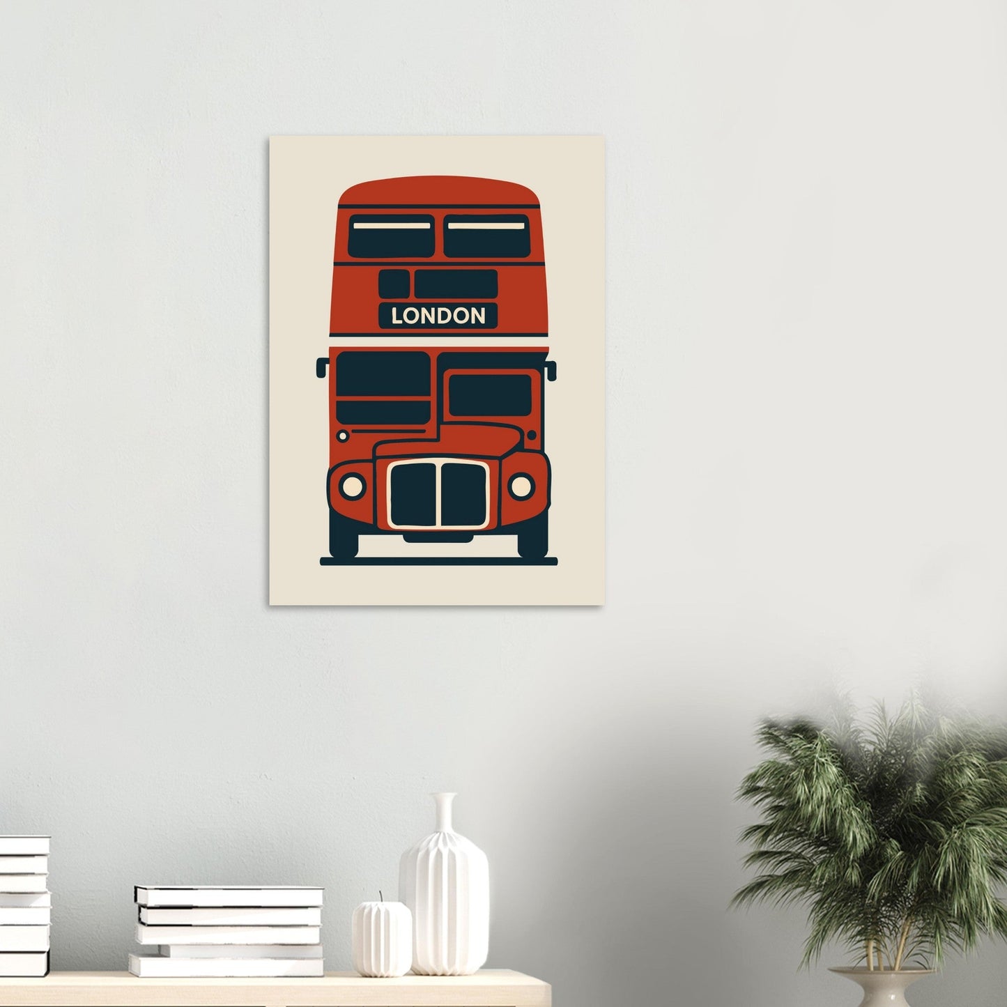 Cities/ Places 'Bus' - Premium Matte Paper Poster