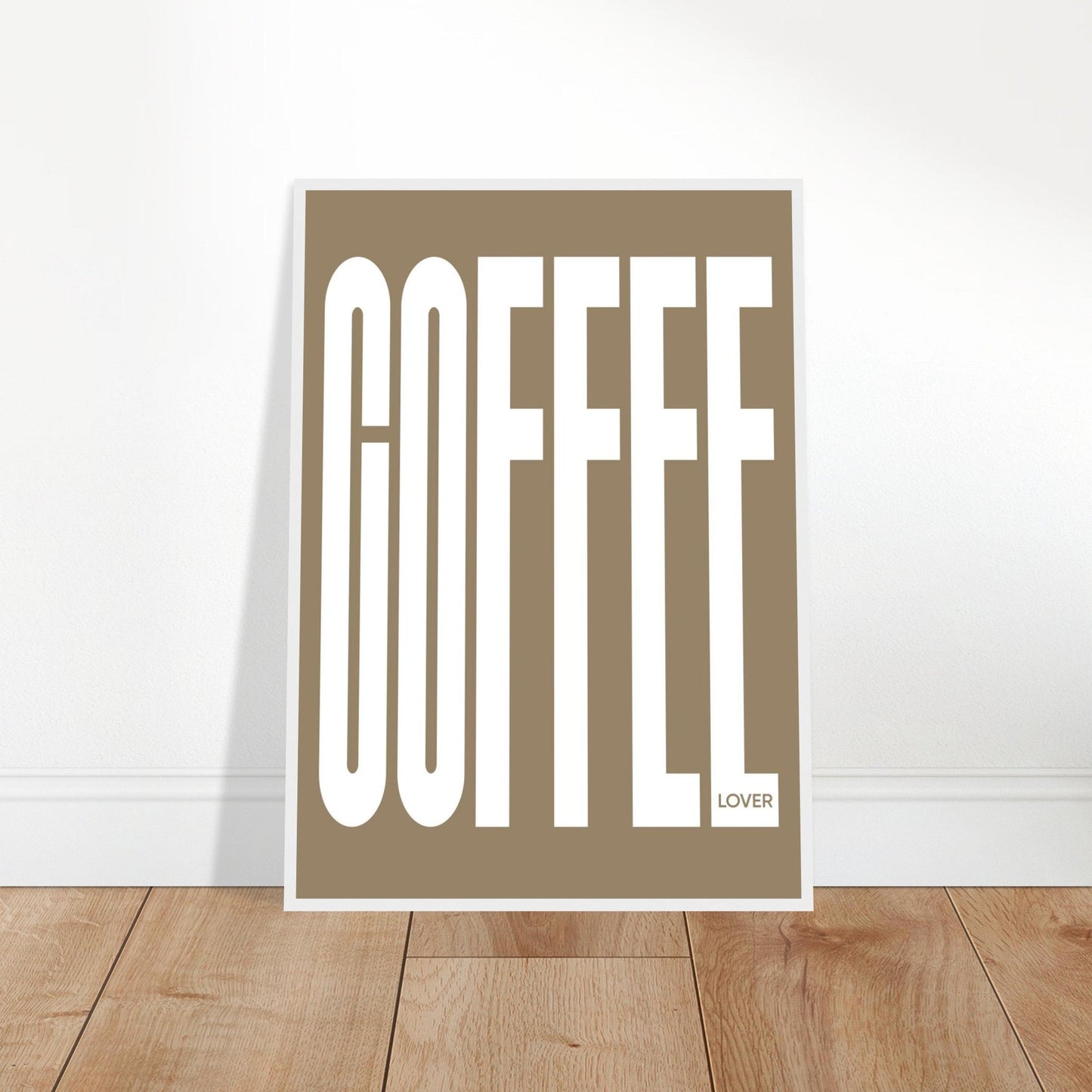 COFFEE - Premium Matte Paper Wooden Framed Poster