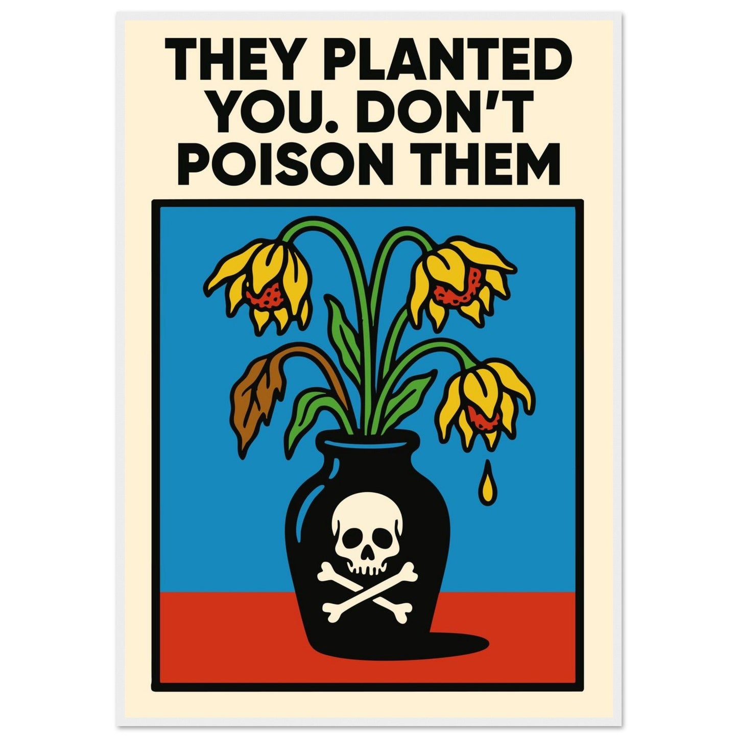 DON'T DO IT  - Premium Matte Paper Wooden Framed Poster