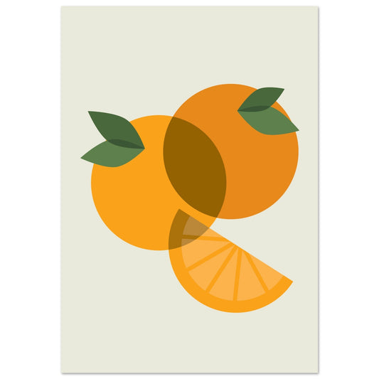 Fruity 'Oranges' - Premium Matte Paper Poster
