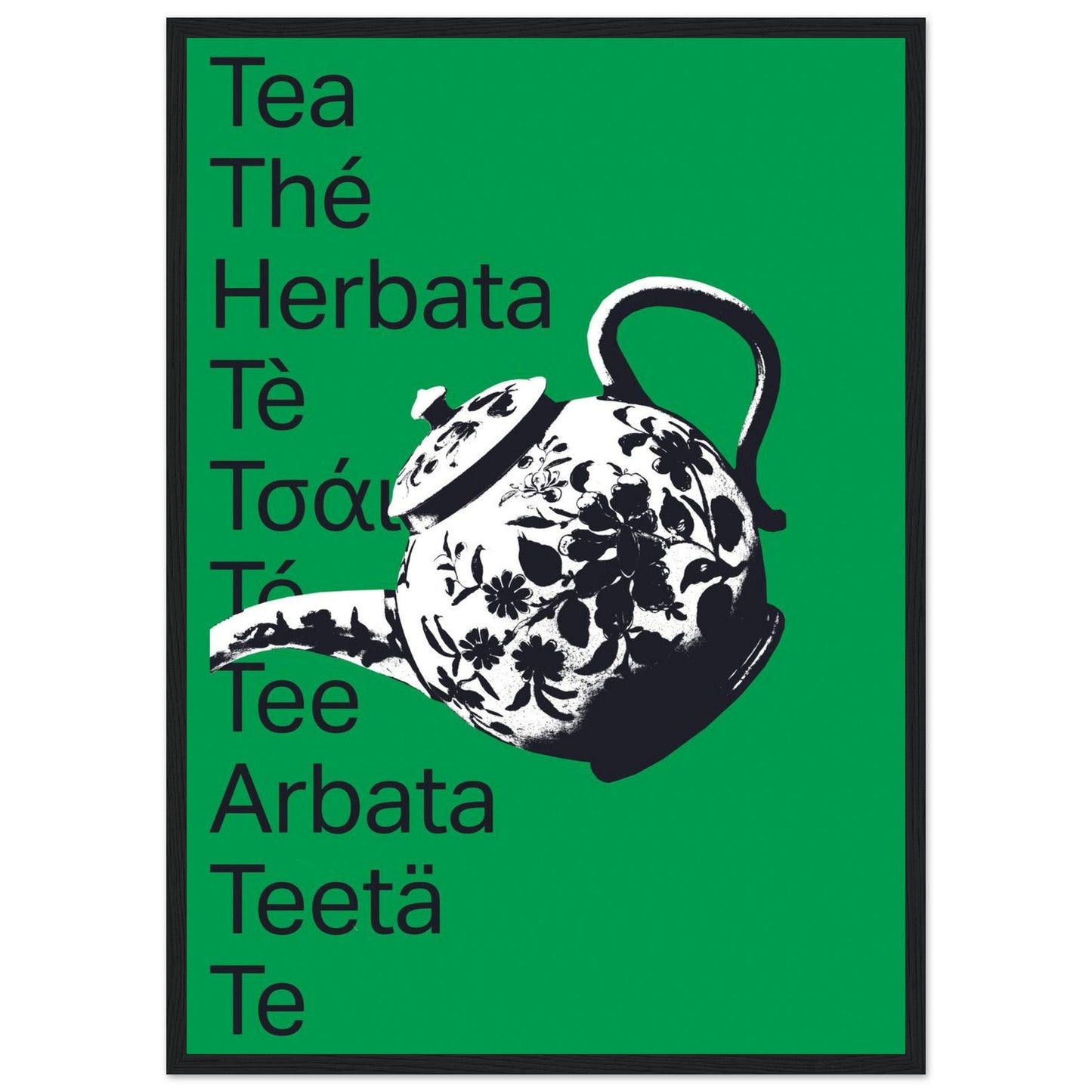 Ed Dickinson 'Tea' - Premium Matte Paper Wooden Framed Poster