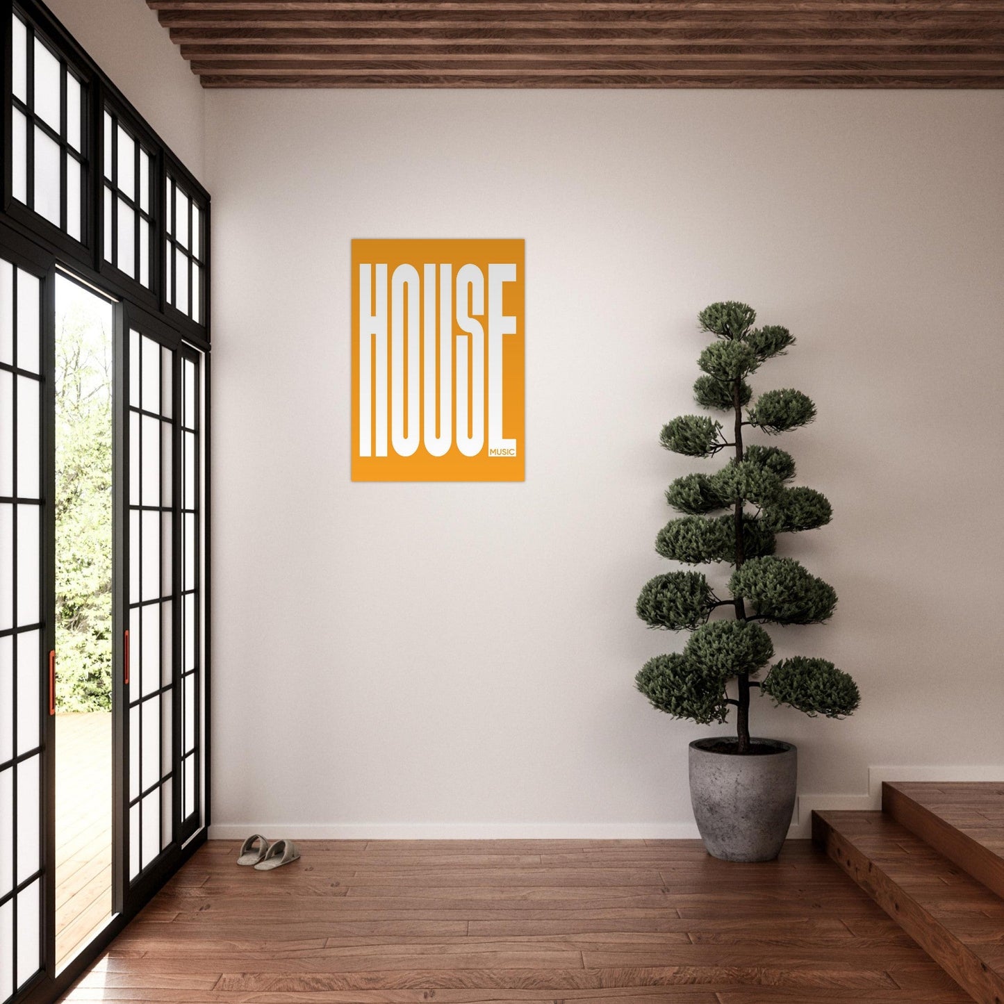 Music HOUSE - Premium Matte Paper Poster