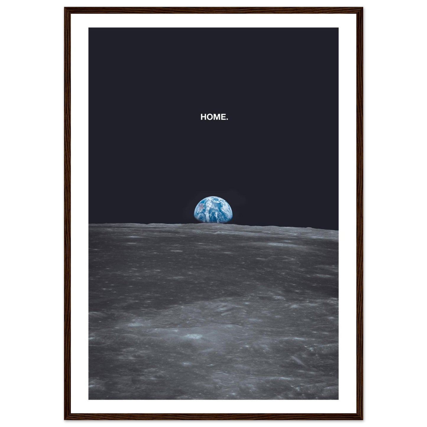 Ed Dickinson 'HOME' - Premium Matte Paper Wooden Framed Poster