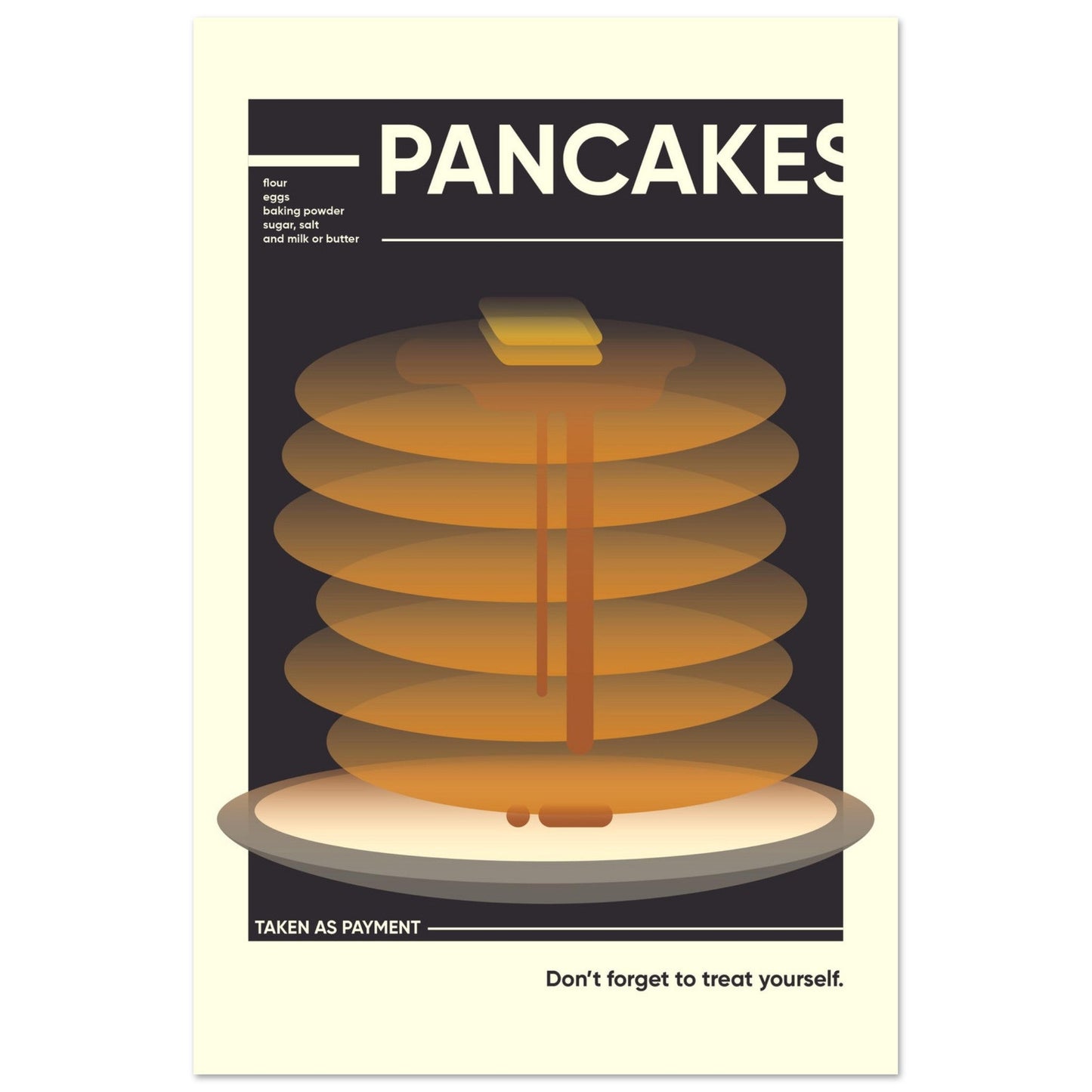 Pancakes - Premium Matte Paper Poster