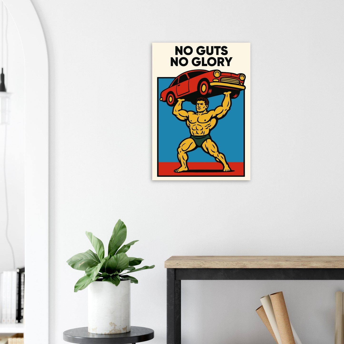 NO GUTS NO GLORY - Premium Matte Paper Poster
