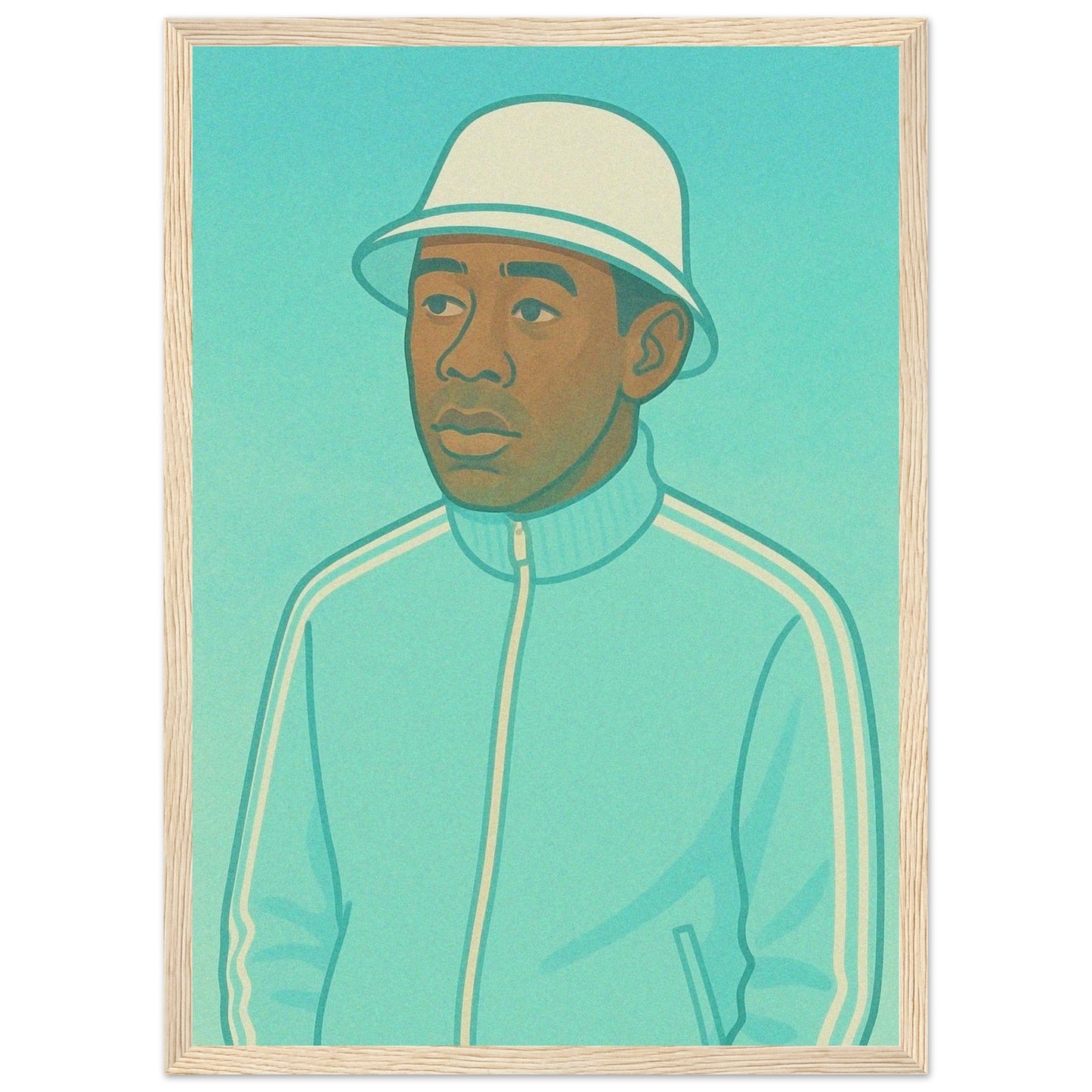 Tyler - Premium Matte Paper Wooden Framed Poster