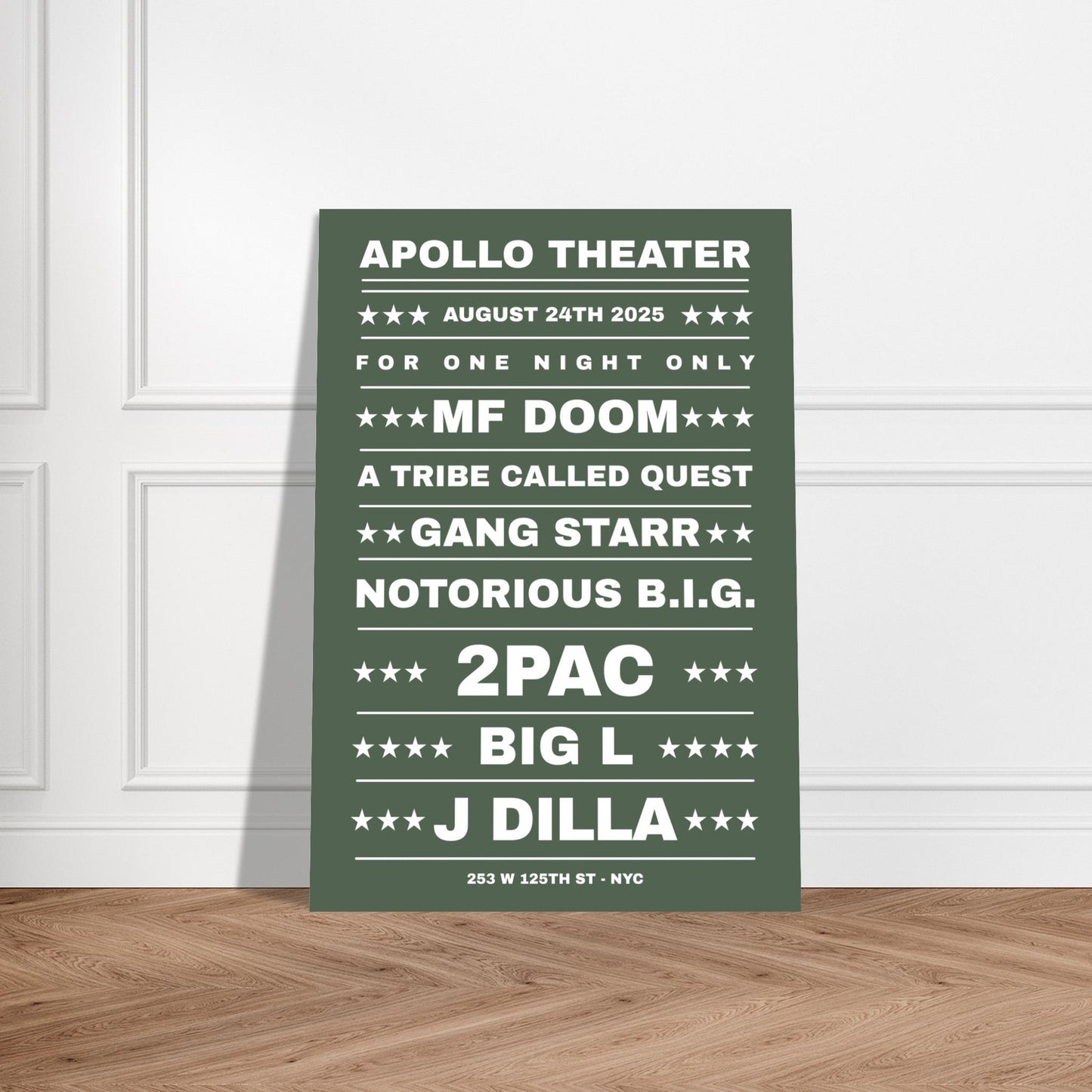 Sign 'Dream Hip Hop Gig' - Premium Matte Paper Poster