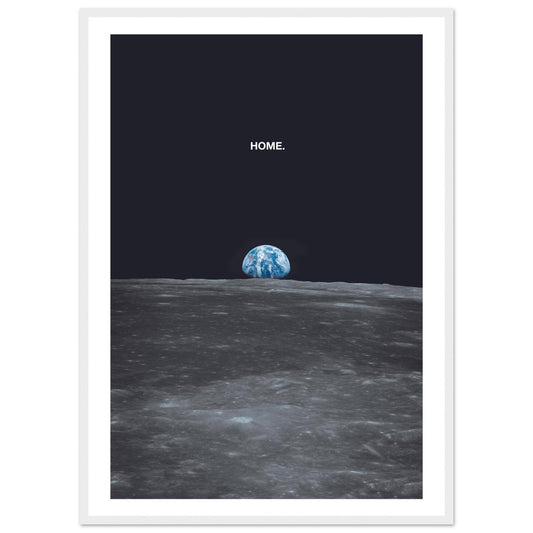 Ed Dickinson 'HOME' - Premium Matte Paper Wooden Framed Poster