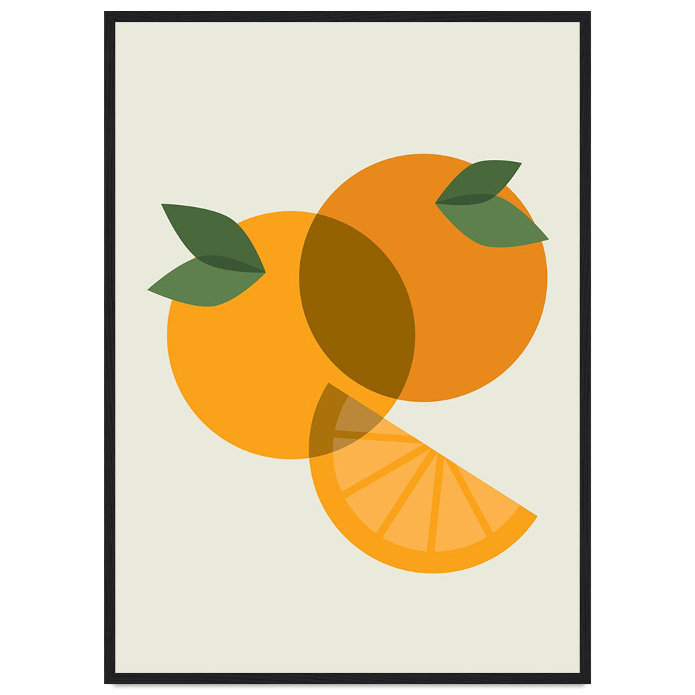 Fruity 'Triptych' - Premium Matte Paper Poster Framed Trio